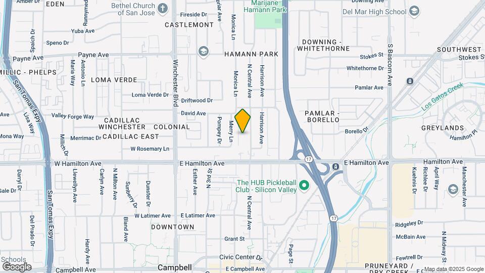 610 Monica Ln Mapa y Detalles de la Ubicación