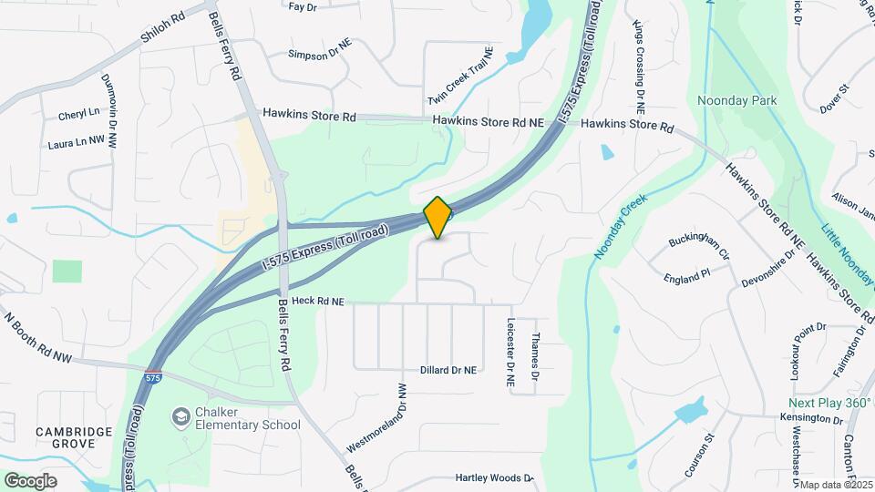 4120 Oak Ferry Dr NE Map and Location Details