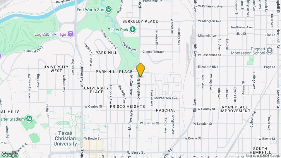 2521 Forest Park Blvd Map and Location Details