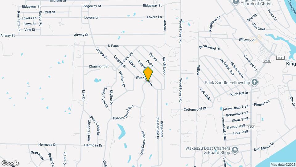 405 Woodlawn Dr Map and Location Details