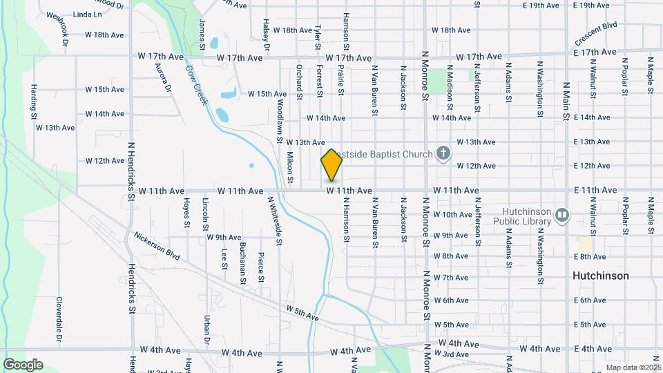 812 W 11th Ave Map and Location Details