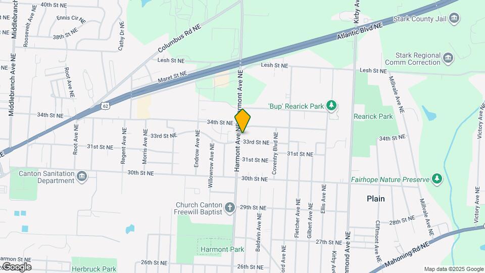 3308 Harmont Ave NE Map and Location Details