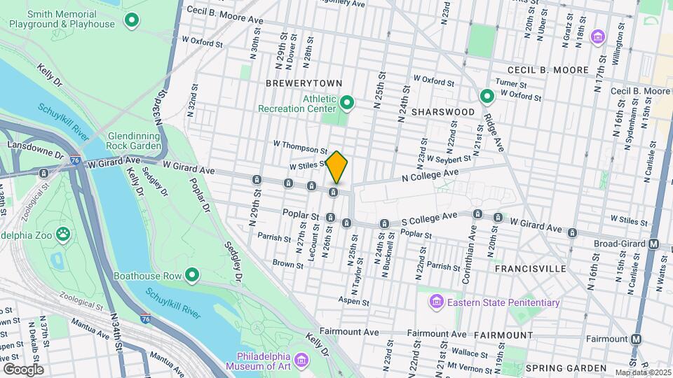 1201 N 26th St, Unit 3rd Floor Map and Location Details