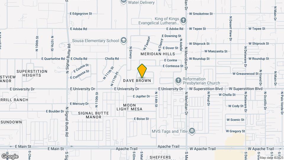 11259 E Caballero St Map and Location Details