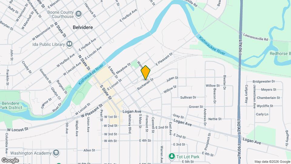 510 Buchanan St Mapa y Detalles de la Ubicación