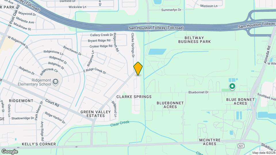 15927 Clarke Springs Dr Map and Location Details