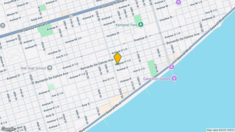 3209 Avenue P 1/2 Map and Location Details