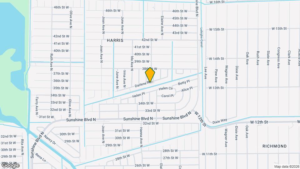 2705 Darlene Pl Map and Location Details