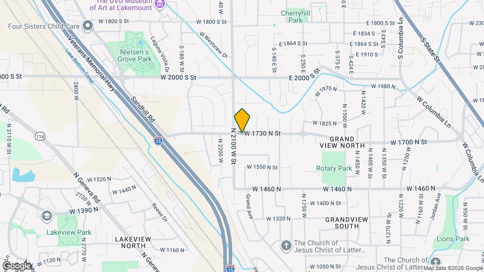 1715 N 2050 W, Unit 1 Map and Location Details