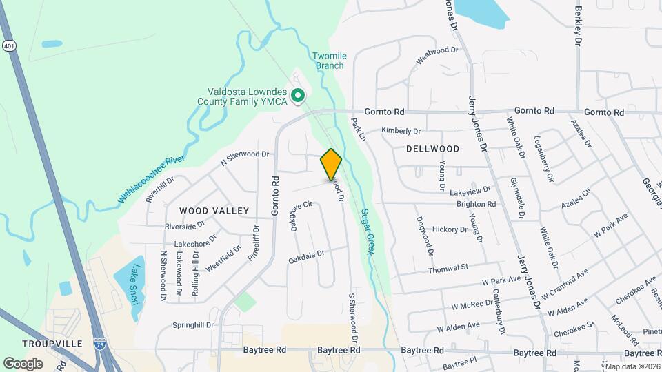 2224 S Sherwood Dr Map and Location Details