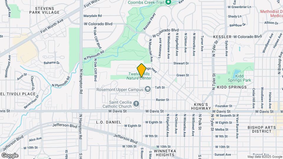 1634 Kyle Ave Map and Location Details