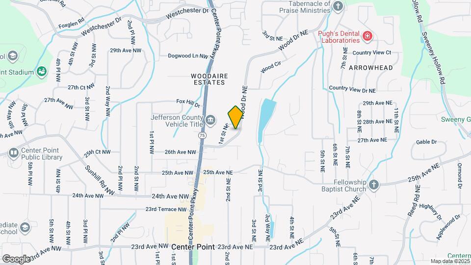 2616 Wood Dr NE Map and Location Details