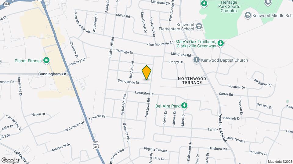 131 Brandywine Dr Map and Location Details