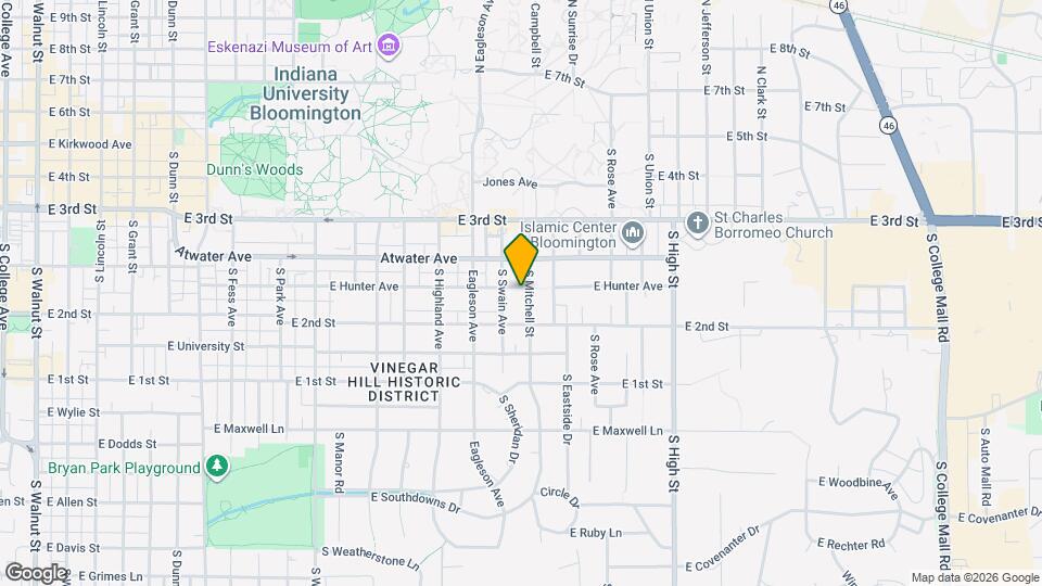 500 S Mitchell St Map and Location Details