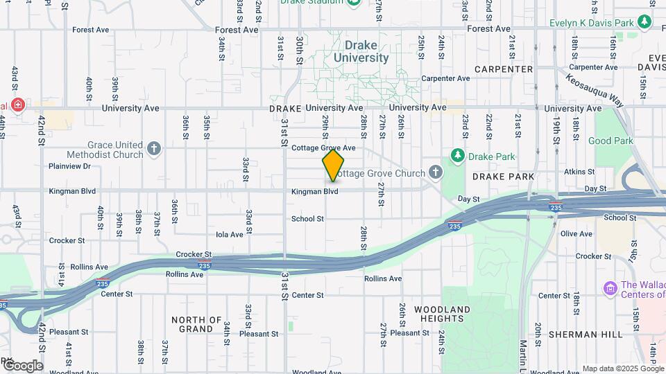 2837 Kingman Blvd Map and Location Details
