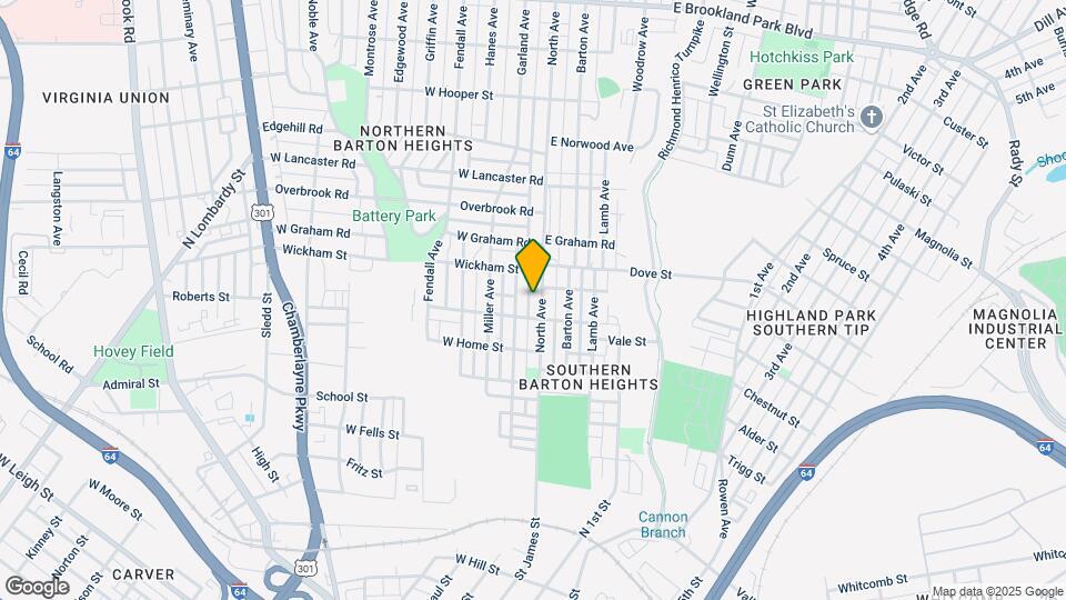 2110 North Ave Map and Location Details