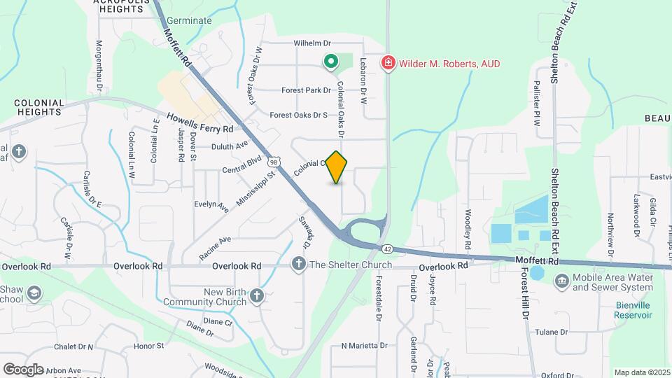 1639 Colonial Oaks Dr Map and Location Details