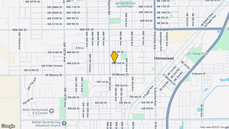 502 NW 2nd St Map and Location Details