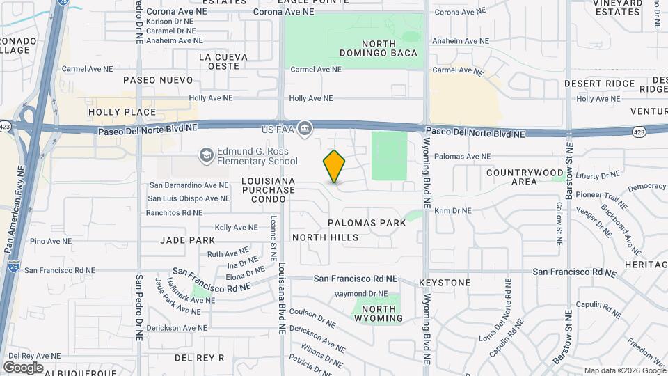 7200 Whippoorwill Ln NE Mapa y Detalles de la Ubicación