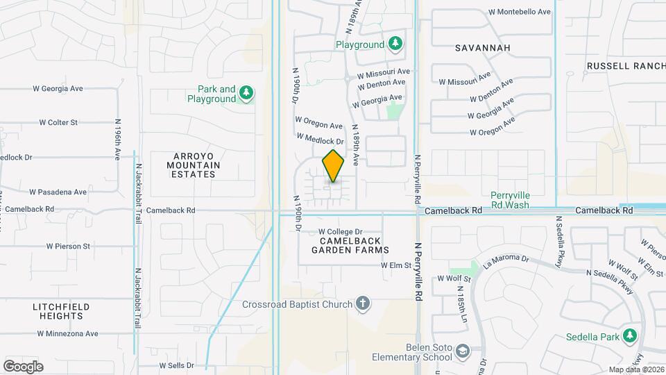 5038 N 189th Dr Map and Location Details