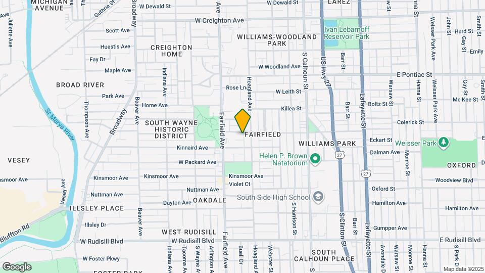 417 W Wildwood Ave Map and Location Details