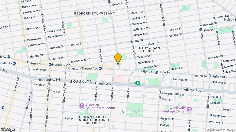 488 Marcus Garvey Blvd Map and Location Details