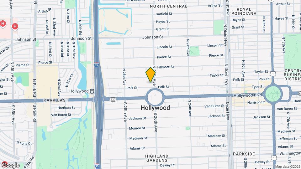 2615 Polk St Map and Location Details