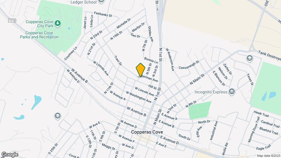 704 N 7th St Map and Location Details