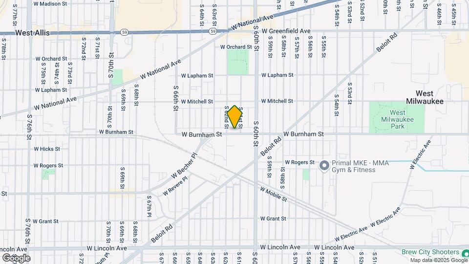 6112 W Burnham St Map and Location Details
