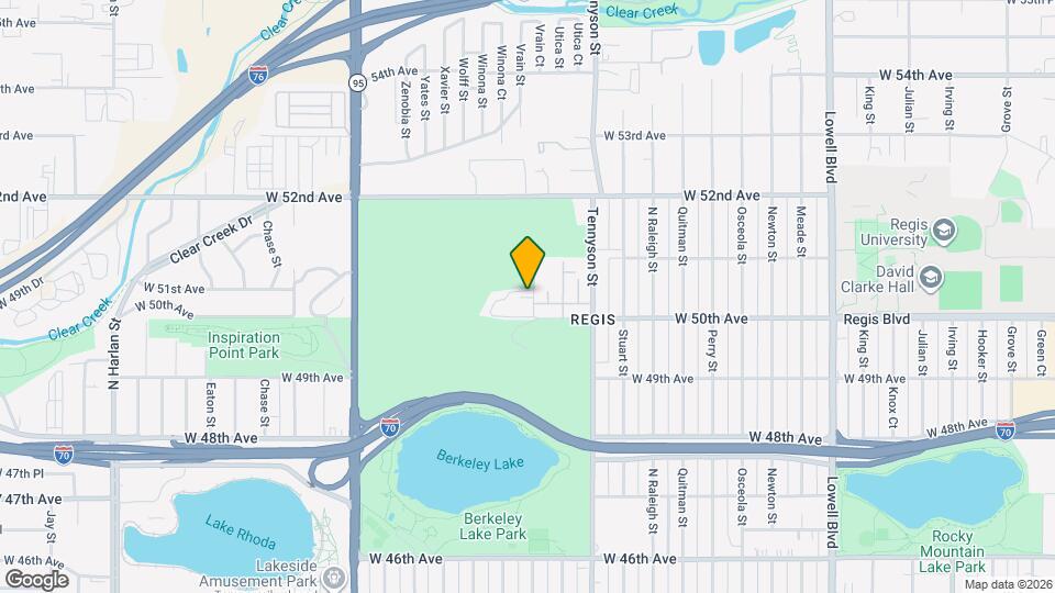 5049 Vrain St Map and Location Details