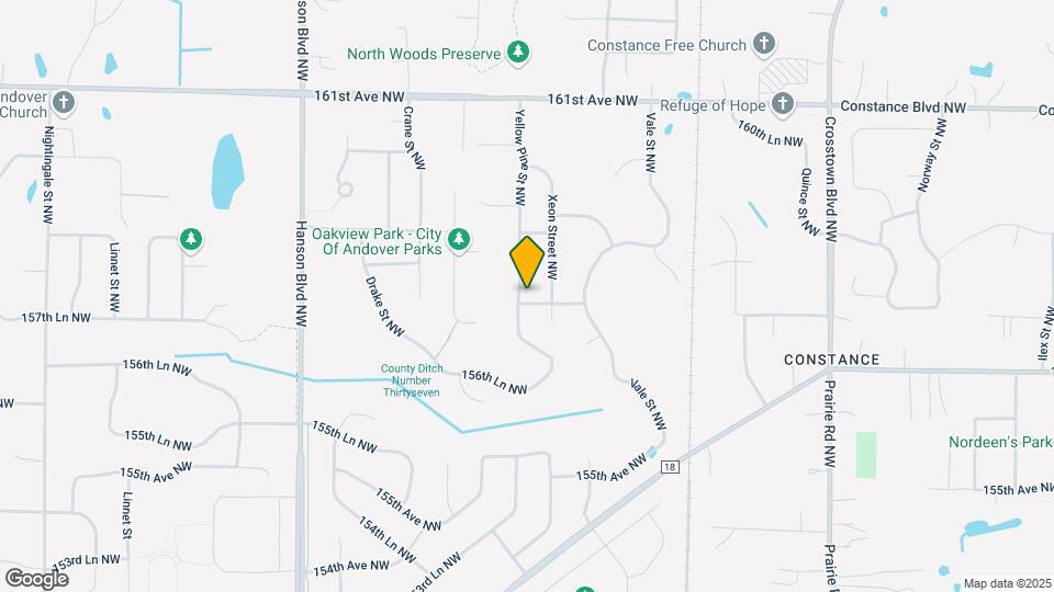 15811 Yellow Pine St NW Map and Location Details