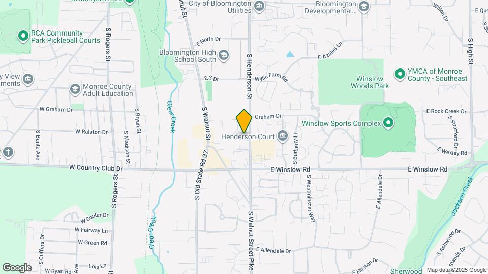 2350 S Henderson St Map and Location Details