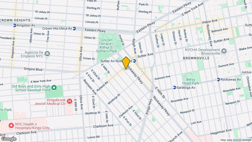 105 E 96th St Map and Location Details