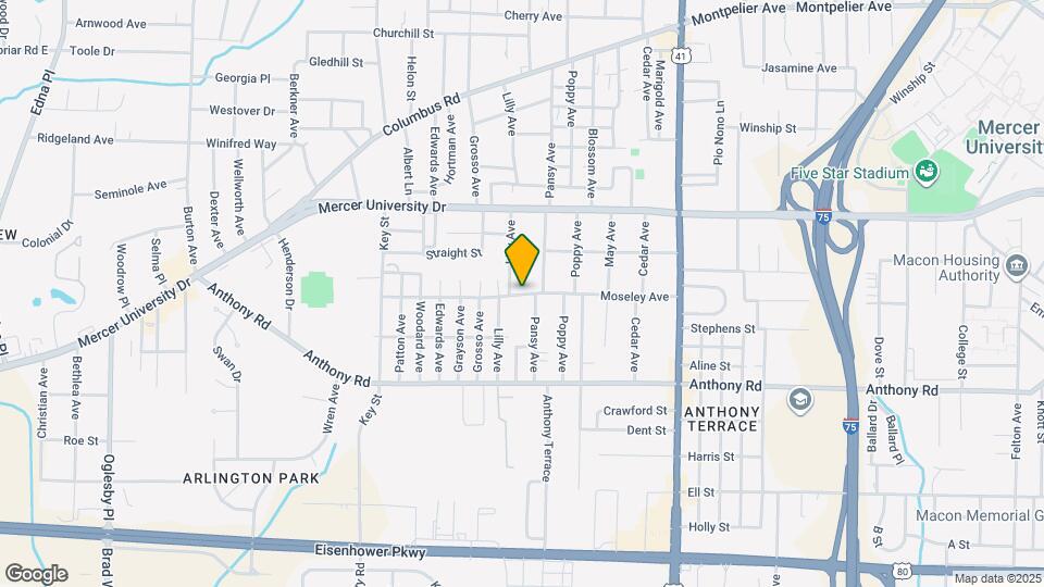 435 Moseley Ave Map and Location Details