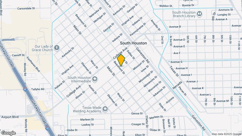 715 Washington St Map and Location Details
