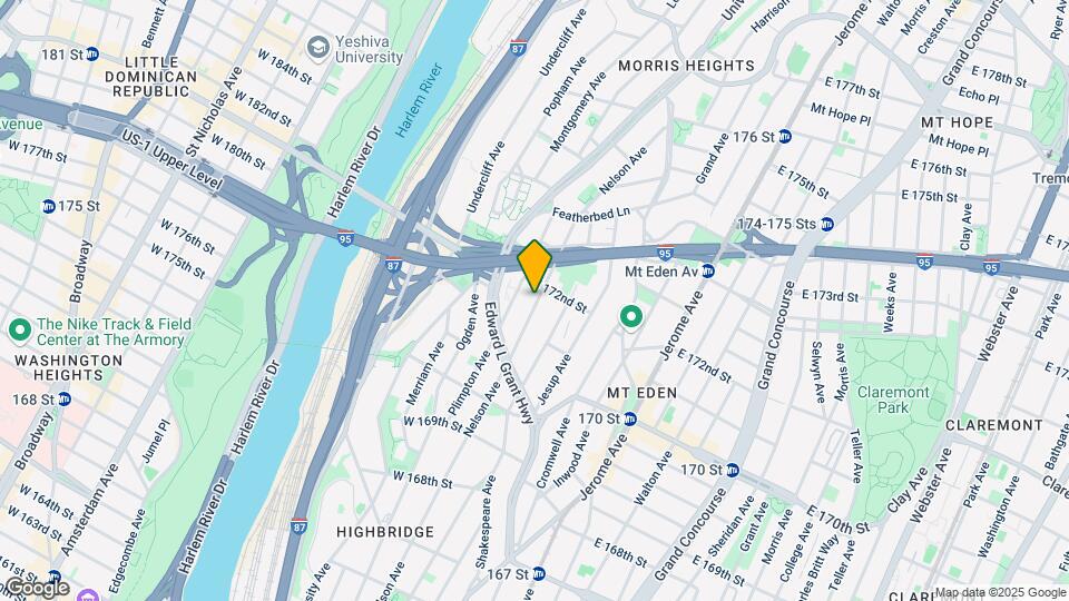 1445 Nelson Ave Mapa y Detalles de la Ubicación