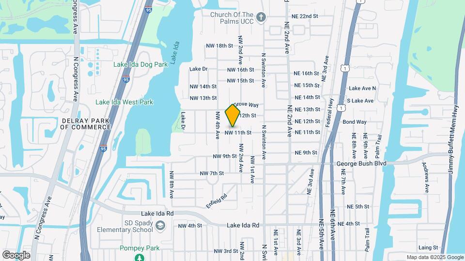 225 NW 11th St Map and Location Details