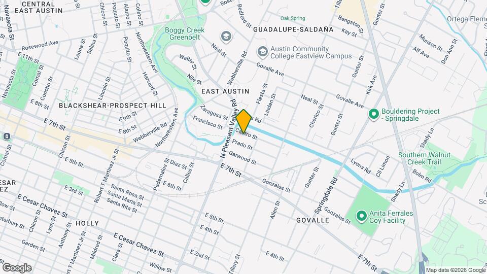 2821 Castro St Map and Location Details