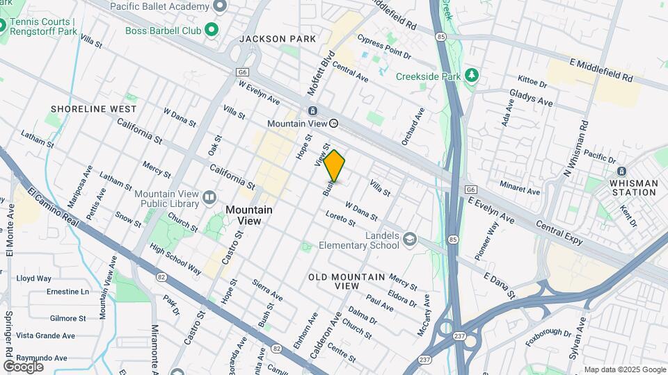279 Bush St Mapa y Detalles de la Ubicación