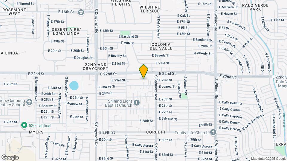 5811-5817 E 23rd St Map and Location Details