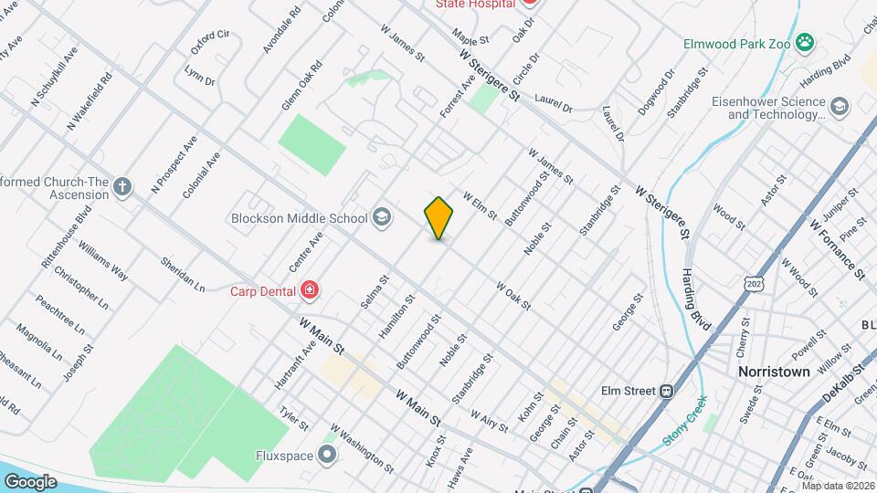 637 Hamilton St Map and Location Details