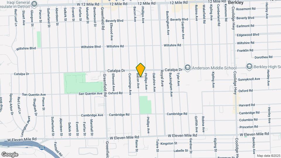 2446 Bacon Ave Map and Location Details