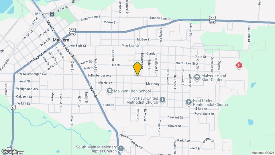 929 E Sullenberger Ave Mapa y Detalles de la Ubicación