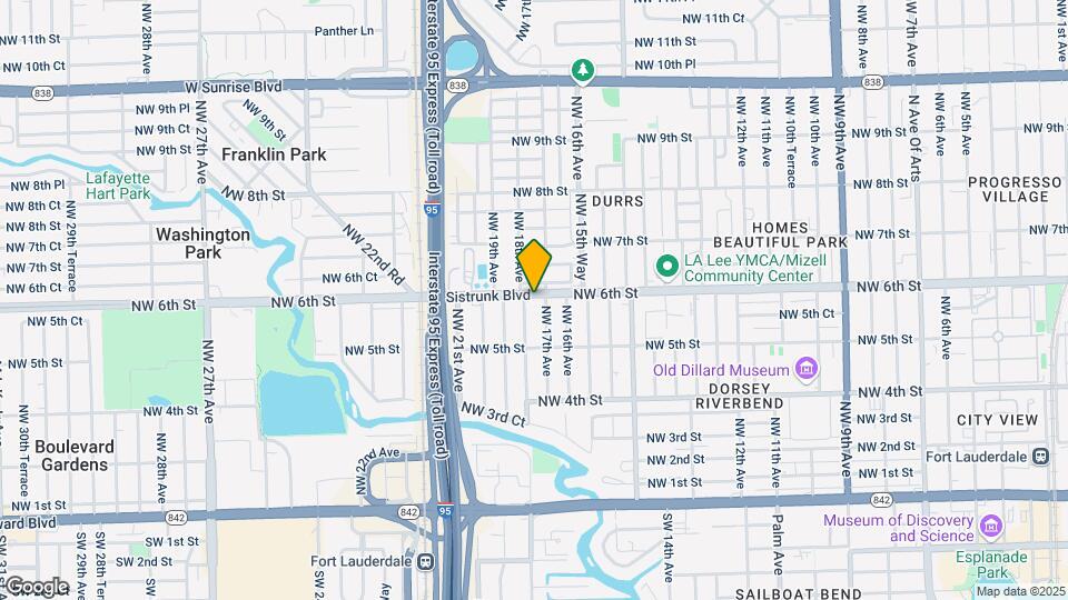 1708-1710 Sistrunk Blvd Map and Location Details