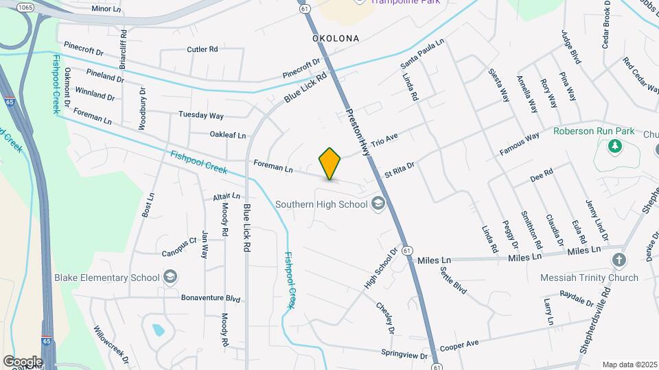 4124 Foreman Ln Map and Location Details