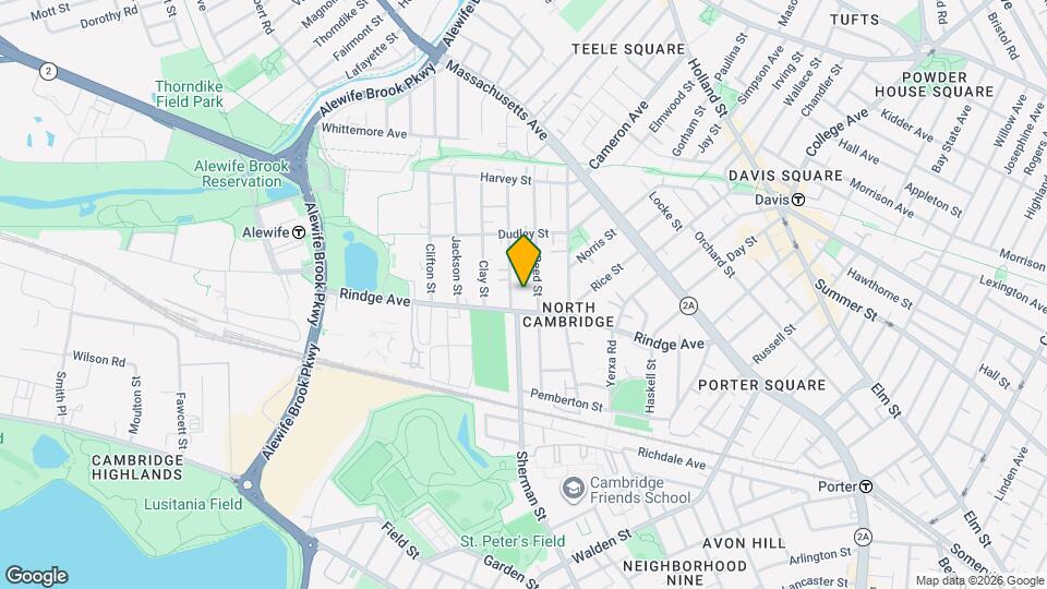 20R Reed St, Unit 1 Mapa y Detalles de la Ubicación