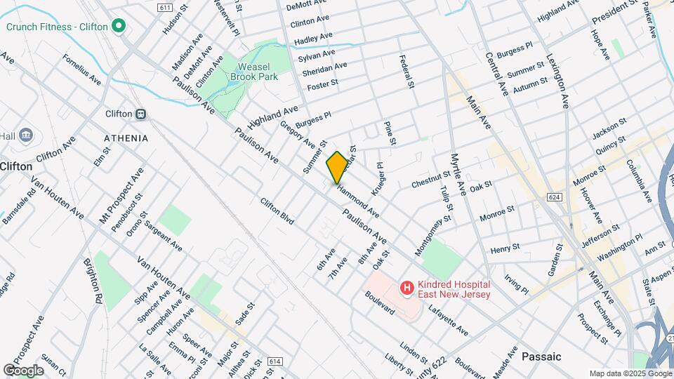 133 Hammond Ave Map and Location Details