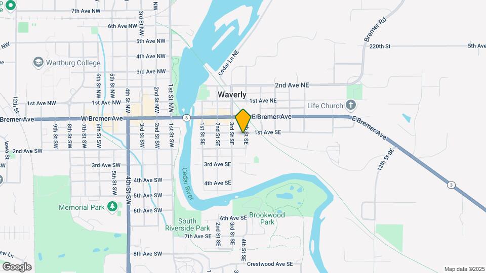 202 4th St SE Map and Location Details
