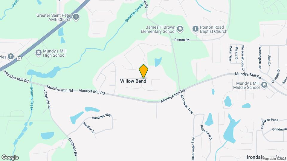 680 Willow Bend Dr Map and Location Details