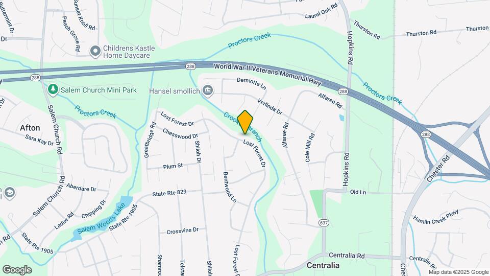 9307 Lost Forest Dr Map and Location Details